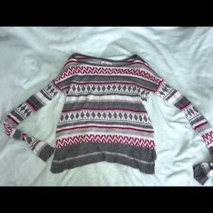 hollister knit sweater blouse